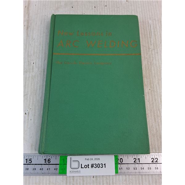 Book-New Lessons in Arc Welding