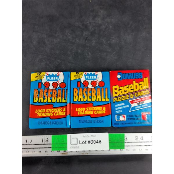 Vintage Fleer & Donruss Baseball Logo Stickers, Trading Cards & Puzzle, CANNOT AUTHENTICATE