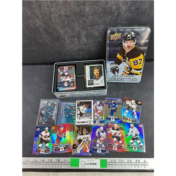 Assorted Upper Deck Rookie Hockey Cards - Wayne Gretzky, Josh Norris, Ty Smith - CANNOT AUTHENTICATE