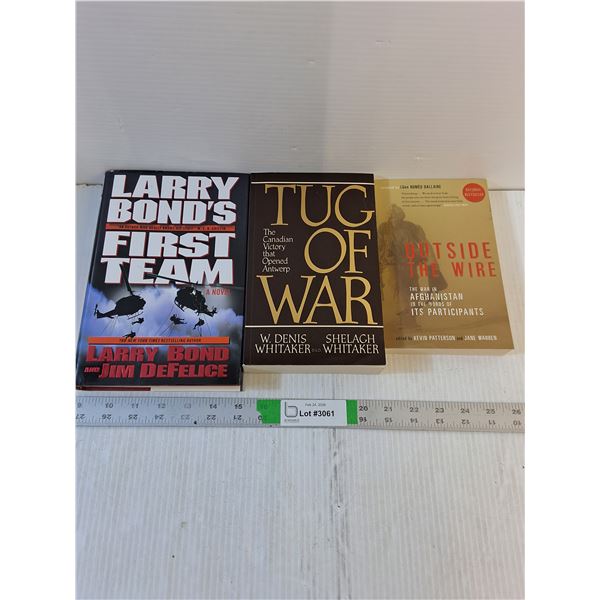 (3) Books- War Theme - Multiple Authors