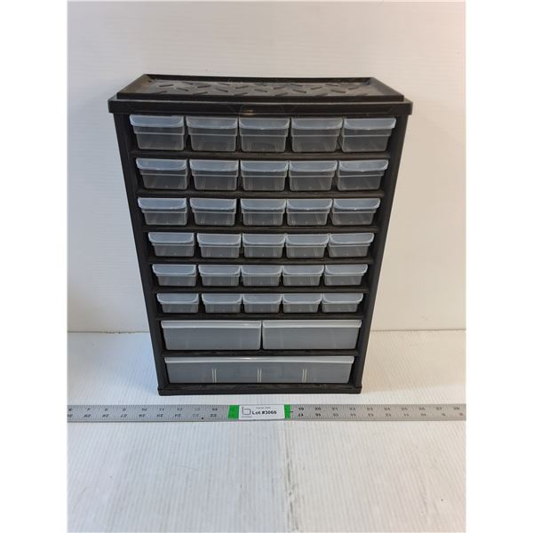 33 Drawer Storage Rack 6" W x 12 1/4" L x 17" T