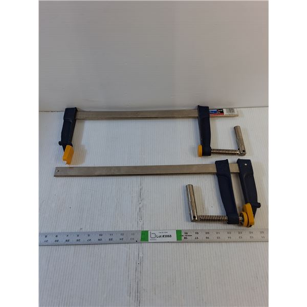(2) F-Clamps - 4" x 16"