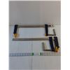 Image 1 : (2) F-Clamps - 4" x 16"