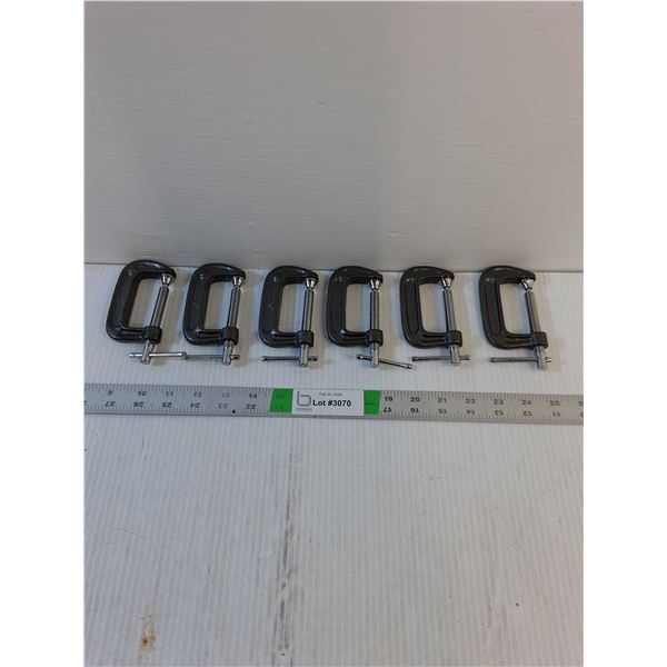 (6) C-Clamps 2"