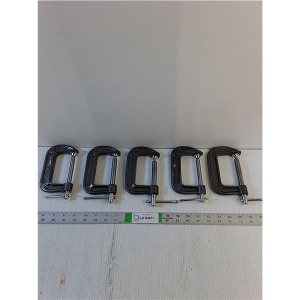 (5) C-Clamps 3"