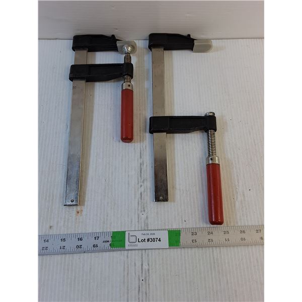 (2) F-Clamp 3" x 10 "