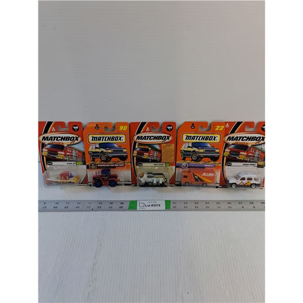 (5) Model Cars - Matchbox- Assorted