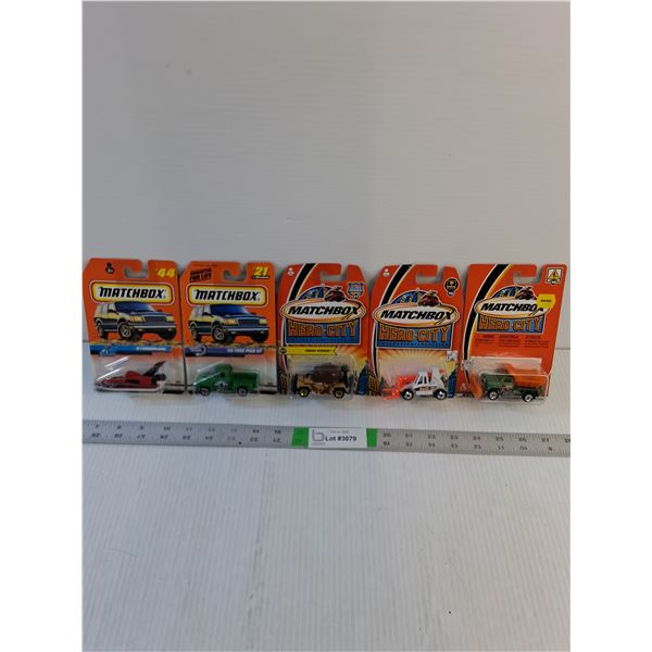 (5) Model Cars- Matchbox- Assorted