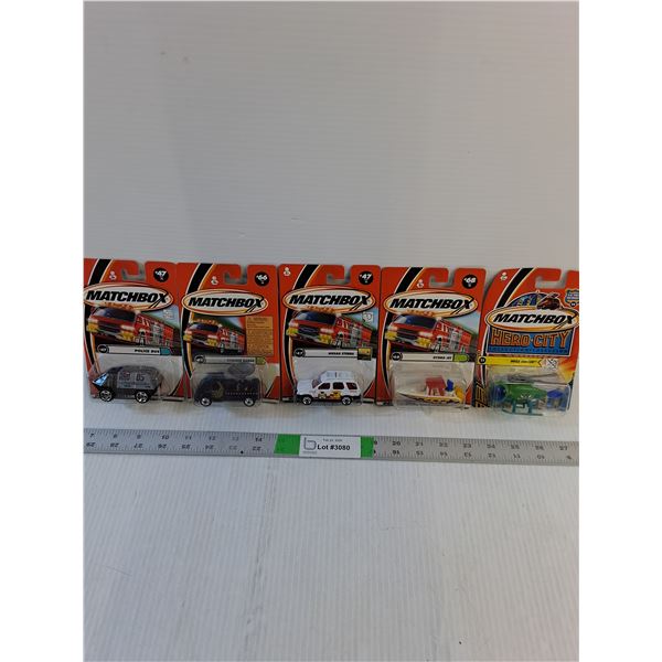 (5) Model Cars- Matchbox- Assorted