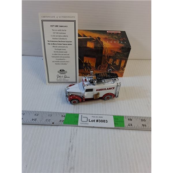 Model Cars- Matchbox- 1937 GMC Ambulance