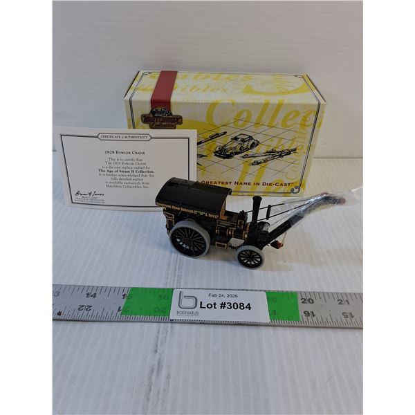 Model Car- Matchbox Collectables- 1929 Fowler Crane