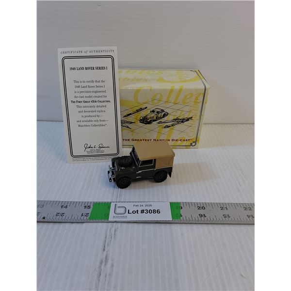 Model Car- Matchbox Collectables- 1948 Land Rover Series 1