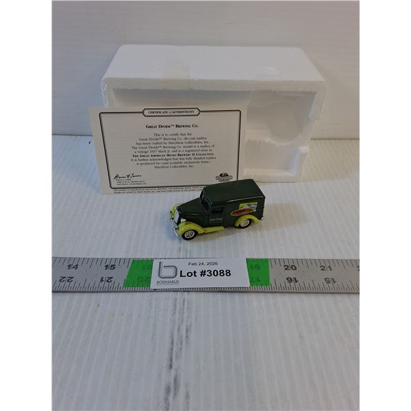 Model Car- Matchbox Collectables- Great Divide Brewing Company
