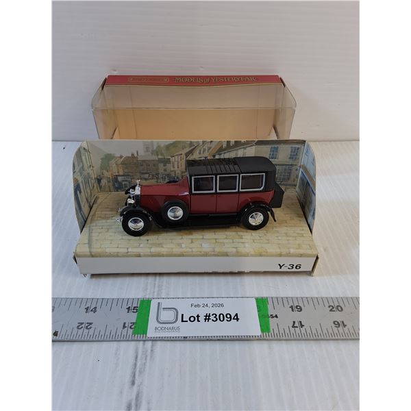 Model Car- Models of Yesteryear- Rolls-Royce Phantom I