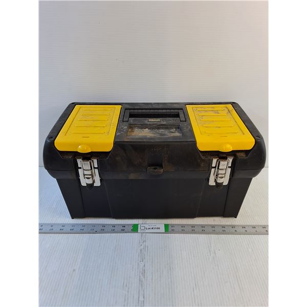 Stanley Tool Box - Plastic- 19" W x 9" L x 10" T