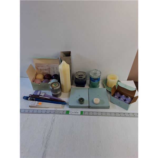 Candles/Assorted Wax Items - Partylite