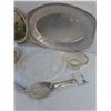 Image 3 : Assorted Glassware, Trays, Platters, Rice Spoons