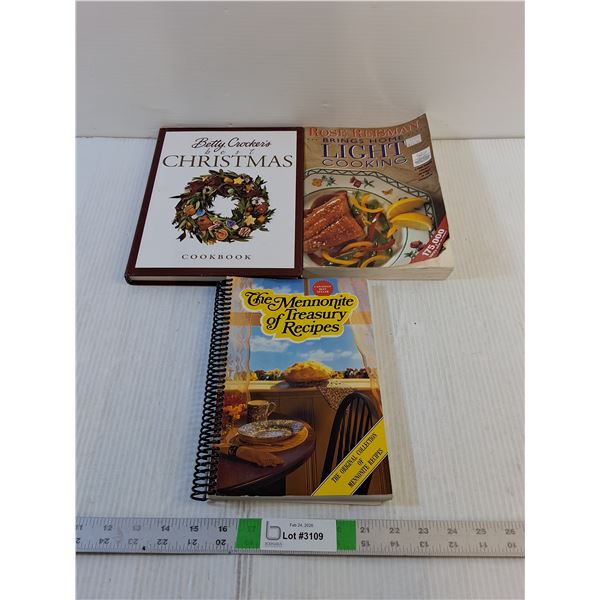(3) Cook Books- Assorted