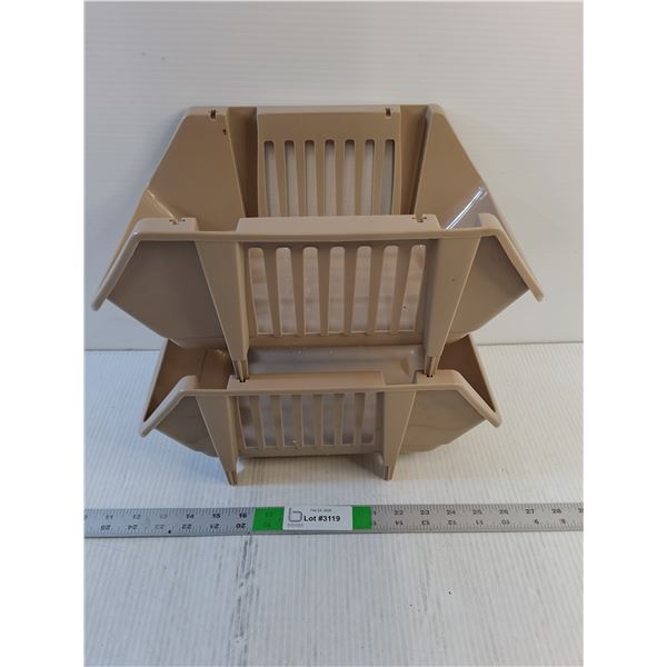(2) Stackable Trays - PICK UP
