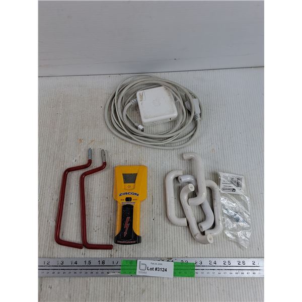 Screw In Hangers, Zircon Studsensor, Drawer Handles, Apple TV, As Is