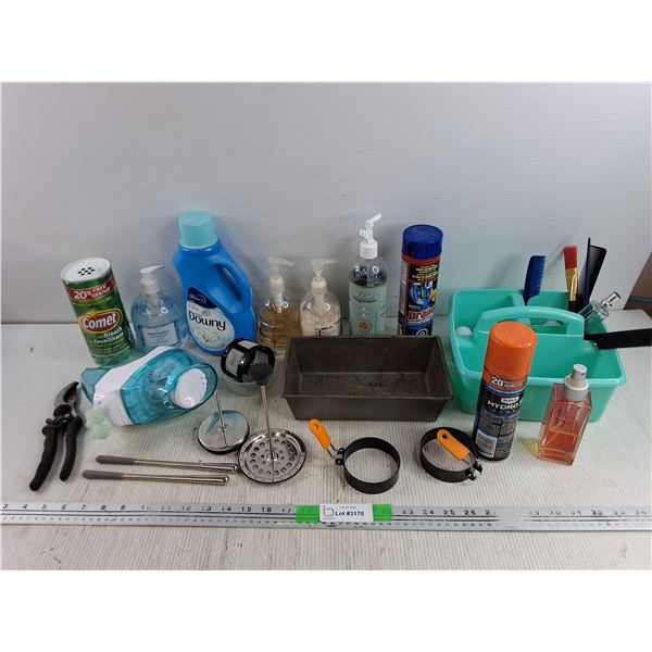 Pruning Shears, Plastic Caddy, Ultra Downy, Loaf Pan, Hand Sanitizer, Misc - PICKUP ONLY