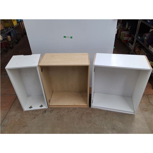 *(3) Kitchen Cabinets - As Is, 30" x 24" x 12", 30" x 14" x 12", PICKUP ONLY
