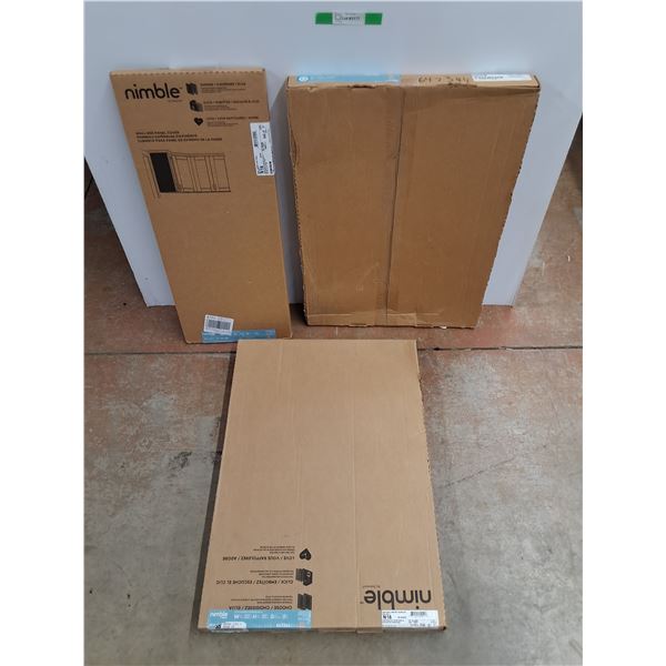 *Nimble Wall End Panel Cover, 18" Wall Door, 18" Wall Cab Dr Facing Kit - PICKUP ONLY