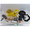 Image 1 : Screws, Ropes, Golf Balls, Ceramic Mug, 1 - 5/8" Staples, Wallet, Misc