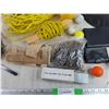Image 5 : Screws, Ropes, Golf Balls, Ceramic Mug, 1 - 5/8" Staples, Wallet, Misc