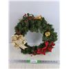 Image 1 : Decorative Christmas Wreath 15"