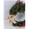 Image 2 : Decorative Christmas Wreath 15"