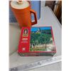Image 5 : Tupperware Pitcher, 1000 pc Puzzle, Studio Scrap Book, Plastic Container 22" x 16" x 6", Lamp Shade