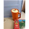 Image 6 : Tupperware Pitcher, 1000 pc Puzzle, Studio Scrap Book, Plastic Container 22" x 16" x 6", Lamp Shade