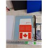 Image 5 : File Binders & Canada Post Stamp Collection