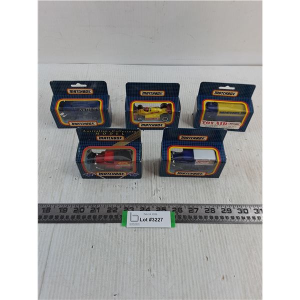 (5) NIB Matchbox Advertising Vehicles