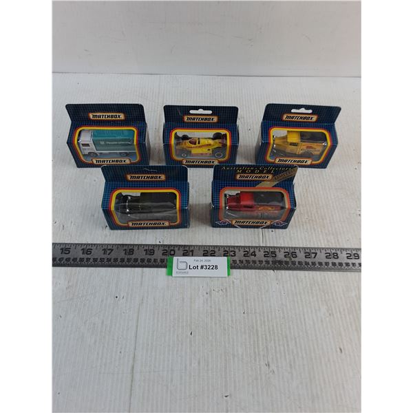 (5) NIB Matchbox Advertising Vehicles