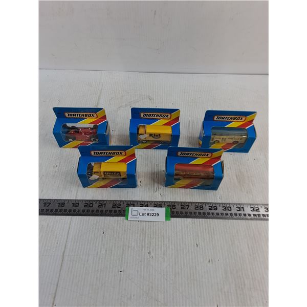 (5) NIB Matchbox Advertising Vehicles
