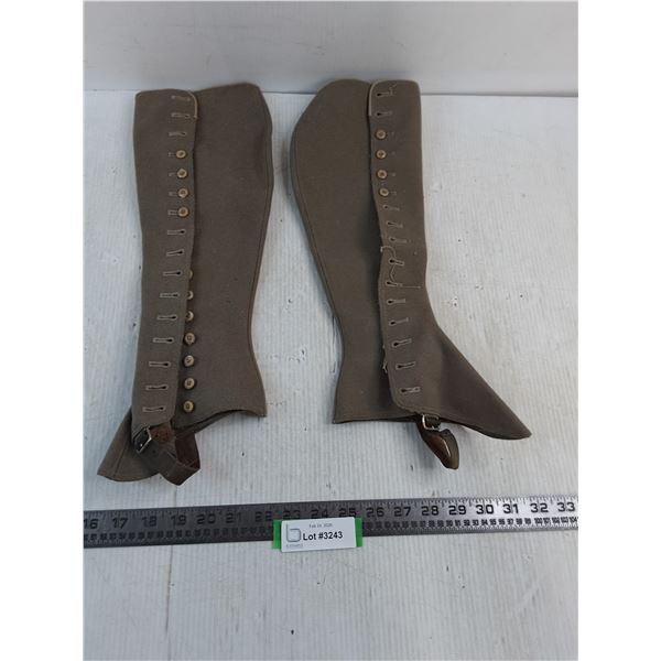 Vintage Pair of Button-Up Spats