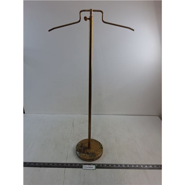 Vintage Metal Free Stand Clothes Hanger - 30-57" Adjustable Height  - PICK UP ONLY