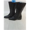 Image 2 : Approx Size 7 Italian Made Ladies Boots (Possibly Leather - No Labels)
