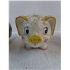 Image 4 : Ceramic Piggy Coin Banks, Piggy Ornament