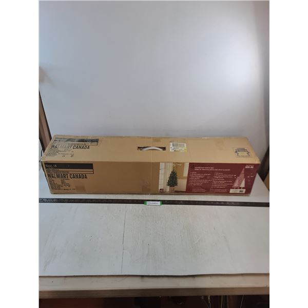 *Holiday Time 4' Lighted Pot Porch Tree - Tested - 40x9x9" Box - PICK UP ONLY