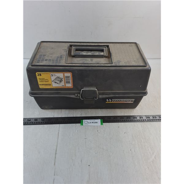 Woodstream Tackle Box w/Contents - 16x8x8"
