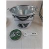 Image 2 : Roughriders Pub Glass & Ice Bucket Set - Missing Glasses