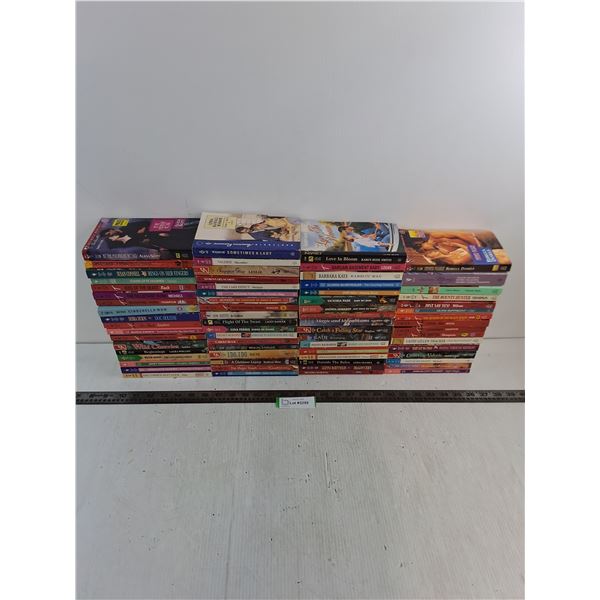 Large Quantity of Paperback Novels (Mostly Romance)