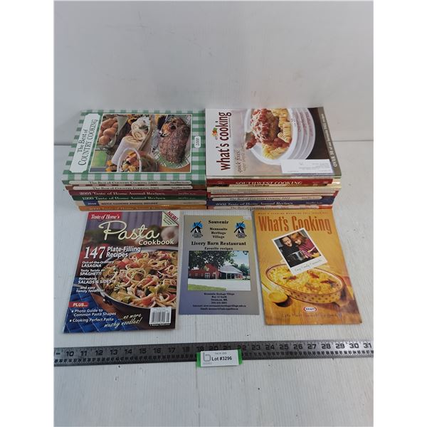 Large Quantity of Assorted Cook Books & Magazines