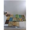 Image 1 : Large Quantity of German & English Antique & Vintage Books, String Light Vase Decor