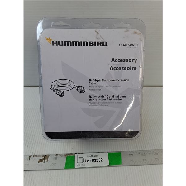 Hummingbird 10 Ft 14 Pin Transducer Extension Cable, Appears NIB