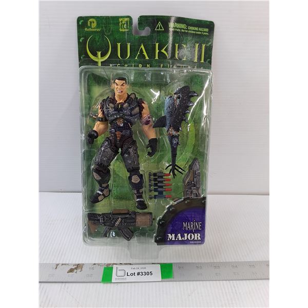 Quake II Marine Major Figurine- Sealed
