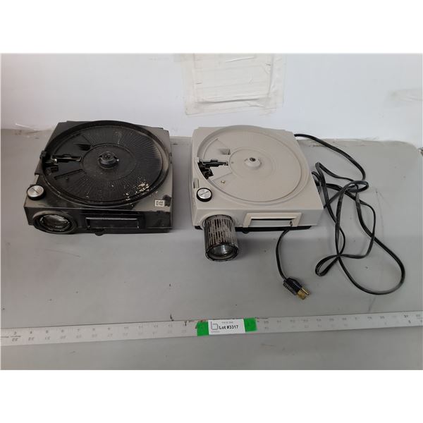 (2) Vintage Projectors- One Powers On, As Is. Pickup Preferred